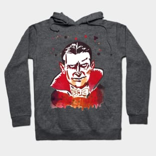 Dracula in Red with Spatter Hoodie